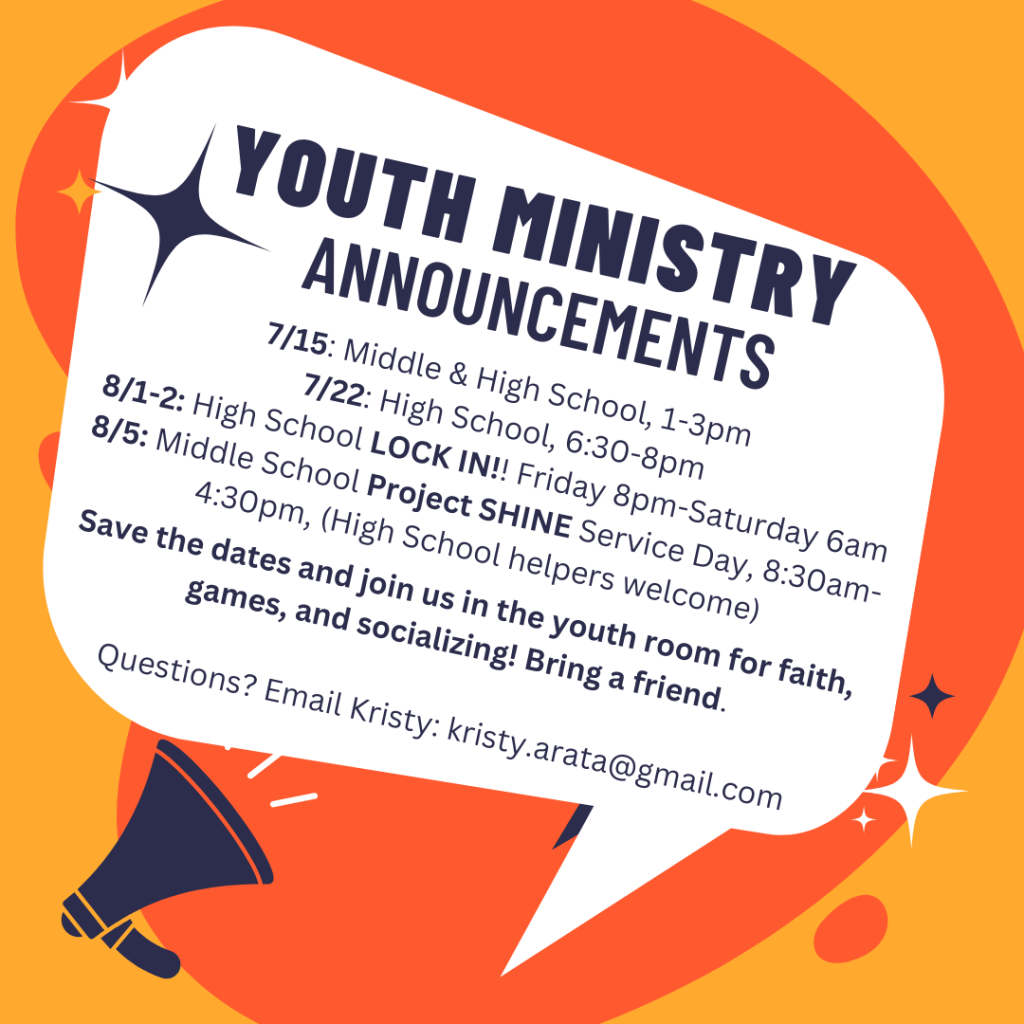 Youth ministry Summer 2025 (1)